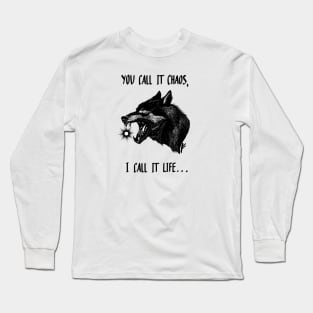 Nordic mythological Wolf Long Sleeve T-Shirt